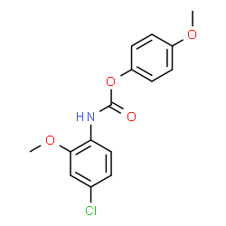 ChemSpider 2D Image | 4-Methoxyphenyl (4-chloro-2-methoxyphenyl)carbamate | C15H14ClNO4