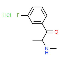 ChemSpider 2D Image | 3-Fluoromethcathinone (hydrochloride) | C10H13ClFNO