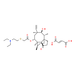 ChemSpider 2D Image | Tiamulin Fumarate | C32H51NO8S