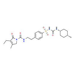 ChemSpider 2D Image | cis-Glimepiride | C24H34N4O5S