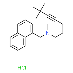 ChemSpider 2D Image | (Z)-terbinafine hydrochloride | C21H26ClN