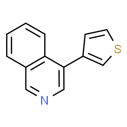 ChemSpider 2D Image | 4-(3-Thienyl)isoquinoline | C13H9NS