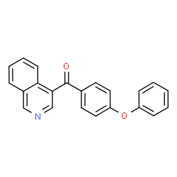 ChemSpider 2D Image | 4-Isoquinolinyl(4-phenoxyphenyl)methanone | C22H15NO2