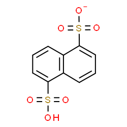 ChemSpider 2D Image | 5-Sulfo-1-naphthalenesulfonate | C10H7O6S2