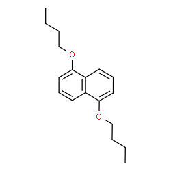 ChemSpider 2D Image | 1,5-Dibutoxynaphthalene | C18H24O2