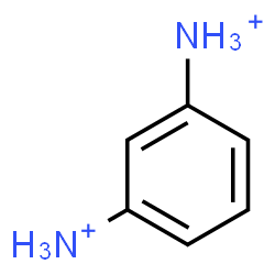 ChemSpider 2D Image | 1,3-Benzenediaminium | C6H10N2