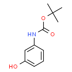 ChemSpider 2D Image | 3-(boc-amino)phenol | C11H15NO3