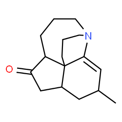 ChemSpider 2D Image | 4-Methyl-13-azatetracyclo[7.7.0.0~1,6~.0~2,13~]hexadec-2-en-8-one | C16H23NO