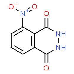 ChemSpider 2D Image | 3-Nitrophthalhydrazide | C8H5N3O4