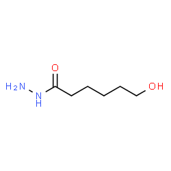 ChemSpider 2D Image | 6-Hydroxyhexanehydrazide | C6H14N2O2