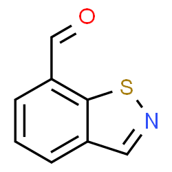 ChemSpider 2D Image | 1,2-Benzothiazole-7-carbaldehyde | C8H5NOS