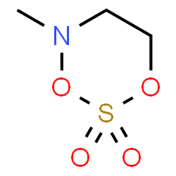 ChemSpider 2D Image | 4-Methyl-1,3,2,4-dioxathiazinane 2,2-dioxide | C3H7NO4S