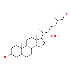 ChemSpider 2D Image | Cholestane-3,22,26-triol  | C27H48O3