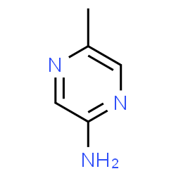 ChemSpider 2D Image | 5-Methyl-2-pyrazinamine | C5H7N3