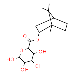 ChemSpider 2D Image | 1,7,7-Trimethylbicyclo[2.2.1]hept-2-yl hexopyranuronate | C16H26O7