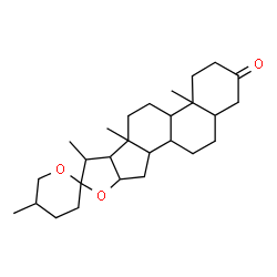 ChemSpider 2D Image | Spirostan-3-one | C27H42O3