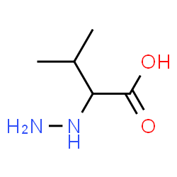 ChemSpider 2D Image | 2-Hydrazino-3-methylbutanoic acid | C5H12N2O2