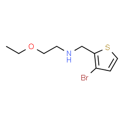 ChemSpider 2D Image | N-[(3-Bromo-2-thienyl)methyl]-2-ethoxyethanamine | C9H14BrNOS