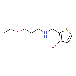 ChemSpider 2D Image | N-[(3-Bromo-2-thienyl)methyl]-3-ethoxy-1-propanamine | C10H16BrNOS