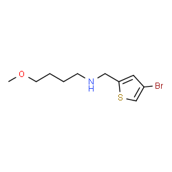 ChemSpider 2D Image | N-[(4-Bromo-2-thienyl)methyl]-4-methoxy-1-butanamine | C10H16BrNOS