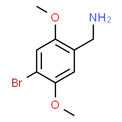 ChemSpider 2D Image | 1-(4-Bromo-2,5-dimethoxyphenyl)methanamine | C9H12BrNO2