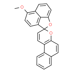 ChemSpider 2D Image | 5'-Methoxyspiro[benzo[f]chromene-3,2'-naphtho[1,8-bc]furan] | C24H16O3