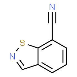 ChemSpider 2D Image | 1,2-Benzothiazole-7-carbonitrile | C8H4N2S