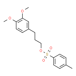 ChemSpider 2D Image | 3-(3,4-Dimethoxyphenyl)propyl 4-methylbenzenesulfonate | C18H22O5S
