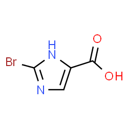 ChemSpider 2D Image | 2-Bromo-1H-imidazole-5-carboxylic acid | C4H3BrN2O2