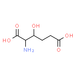 ChemSpider 2D Image | 2-Amino-3-hydroxyhexanedioic acid | C6H11NO5