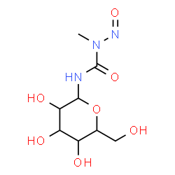 ChemSpider 2D Image | N-[Methyl(nitroso)carbamoyl]hexopyranosylamine | C8H15N3O7