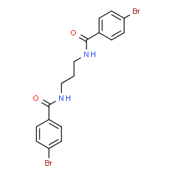 ChemSpider 2D Image | N,N'-1,3-Propanediylbis(4-bromobenzamide) | C17H16Br2N2O2