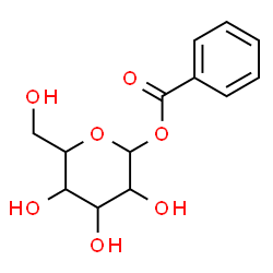 ChemSpider 2D Image | 1-O-Benzoylhexopyranose | C13H16O7