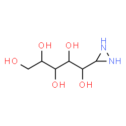ChemSpider 2D Image | 1-C-3-Diaziridinylpentitol | C6H14N2O5