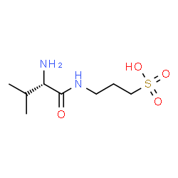 ChemSpider 2D Image | 3-[(2S)-2-amino-3-methylbutanamido]propane-1-sulfonic acid | C8H18N2O4S