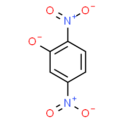 ChemSpider 2D Image | 2,5-Dinitrophenolate | C6H3N2O5