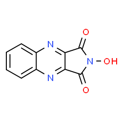 ChemSpider 2D Image | 2-Hydroxy-1H-pyrrolo[3,4-b]quinoxaline-1,3(2H)-dione | C10H5N3O3