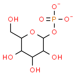 ChemSpider 2D Image | 1-O-Phosphonatohexopyranose | C6H11O9P