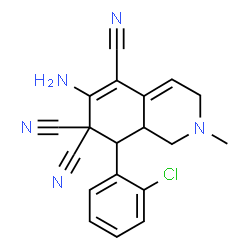 ChemSpider 2D Image | MFCD00128589 | C19H16ClN5