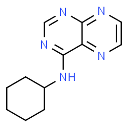 ChemSpider 2D Image | N-Cyclohexyl-4-pteridinamine | C12H15N5