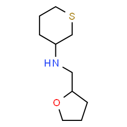 ChemSpider 2D Image | N-(Tetrahydro-2-furanylmethyl)tetrahydro-2H-thiopyran-3-amine | C10H19NOS