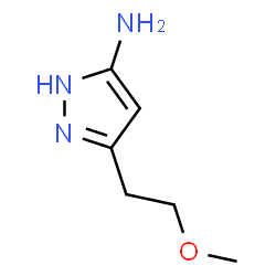 ChemSpider 2D Image | 3-(2-Methoxyethyl)-1H-pyrazol-5-amine | C6H11N3O