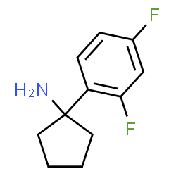 ChemSpider 2D Image | 1-(2,4-Difluorophenyl)cyclopentanamine | C11H13F2N
