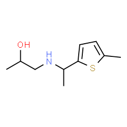 ChemSpider 2D Image | 1-{[1-(5-Methyl-2-thienyl)ethyl]amino}-2-propanol | C10H17NOS