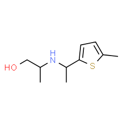 ChemSpider 2D Image | 2-{[1-(5-Methyl-2-thienyl)ethyl]amino}-1-propanol | C10H17NOS