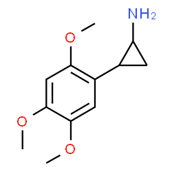ChemSpider 2D Image | 2-(2,4,5-Trimethoxyphenyl)cyclopropanamine | C12H17NO3