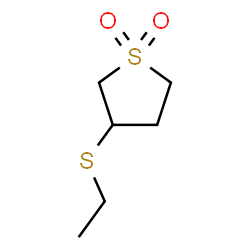 ChemSpider 2D Image | 3-(Ethylsulfanyl)tetrahydrothiophene 1,1-dioxide | C6H12O2S2