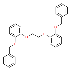 ChemSpider 2D Image | 1,1'-[1,2-Ethanediylbis(oxy)]bis[2-(benzyloxy)benzene] | C28H26O4