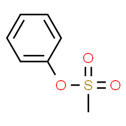 ChemSpider 2D Image | Phenyl methanesulfonate | C7H8O3S