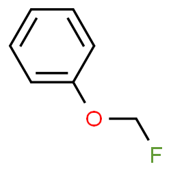 ChemSpider 2D Image | (Fluoromethoxy)benzene | C7H7FO